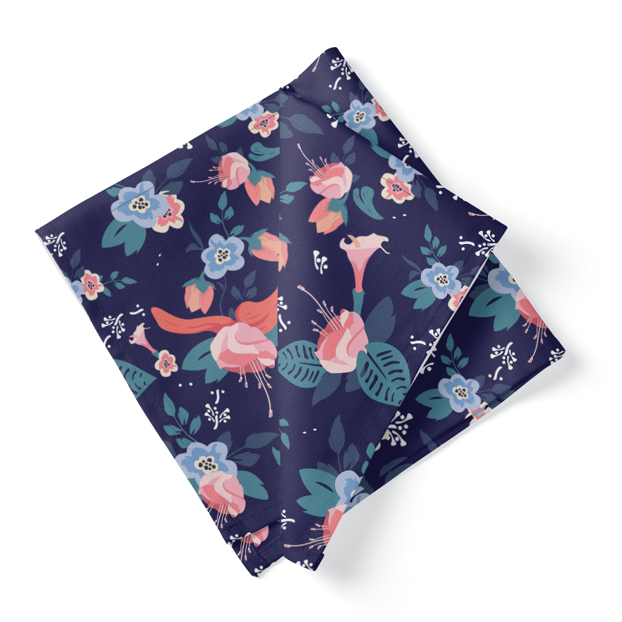 163_Fleuris_Bleu_Rose_Turquoise 163_Fleuris_Bleu_Rose_Turquoise