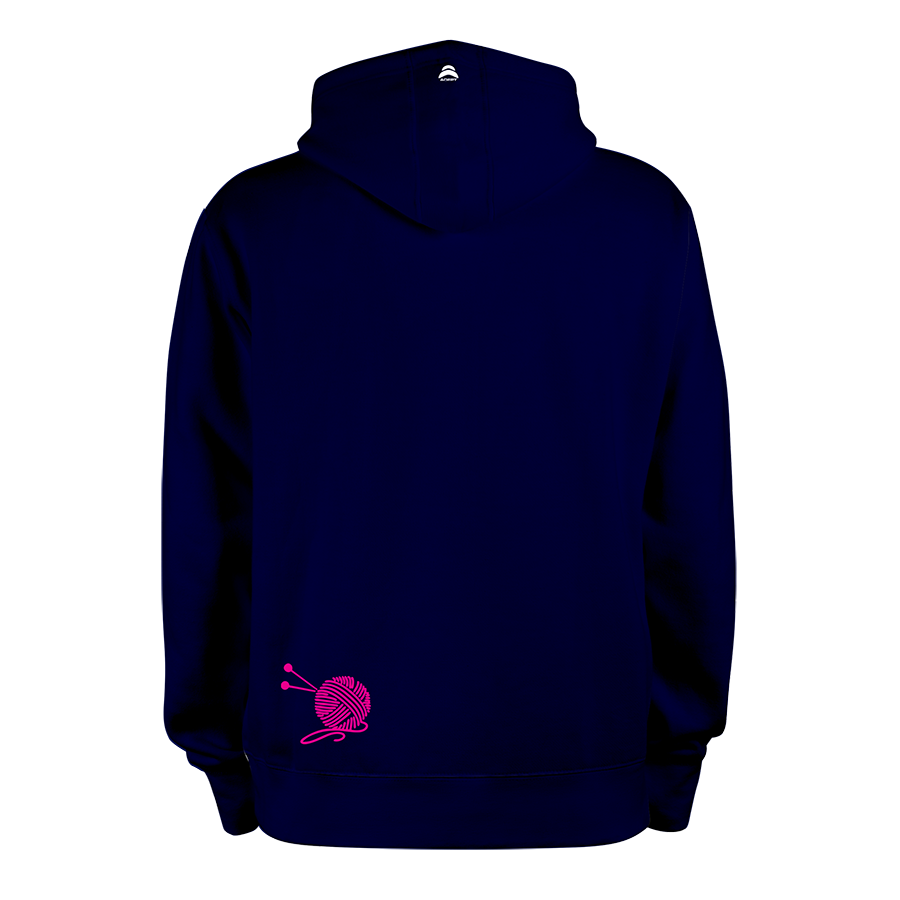 Knitting Happy_BLEU-ROSE_hoodies_Dos Knitting Happy_BLEU-ROSE_hoodies_Dos