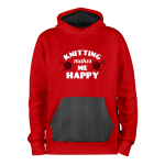 Knitting Happy_ROUGE-NOIR_hoodies_Devant