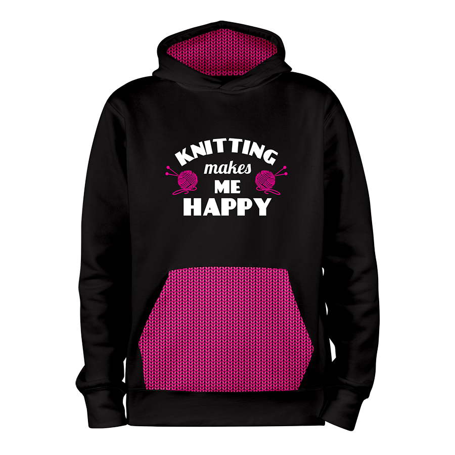Knitting_NOIR-ROSE_hoodies_Devant Knitting_NOIR-ROSE_hoodies_Devant