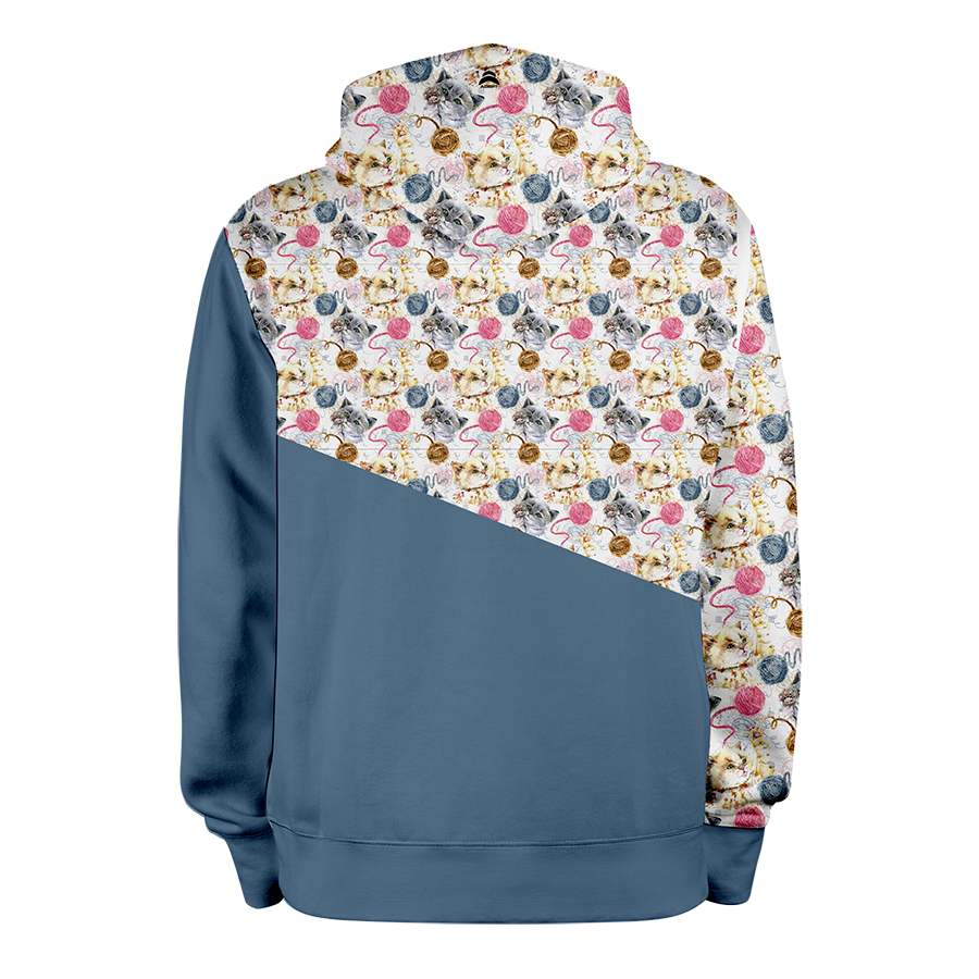 Petits Chats_BLEU_hoodies_Dos Petits Chats_BLEU_hoodies_Dos