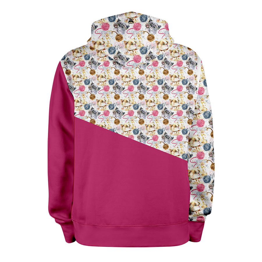 Petits Chats_ROSE_hoodies_Dos Petits Chats_ROSE_hoodies_Dos