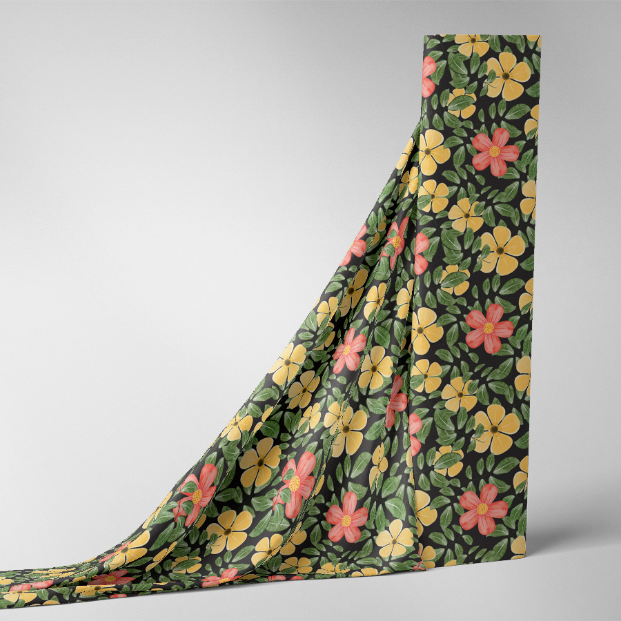 314_Fleur_jaune-rose-feuillage-vert