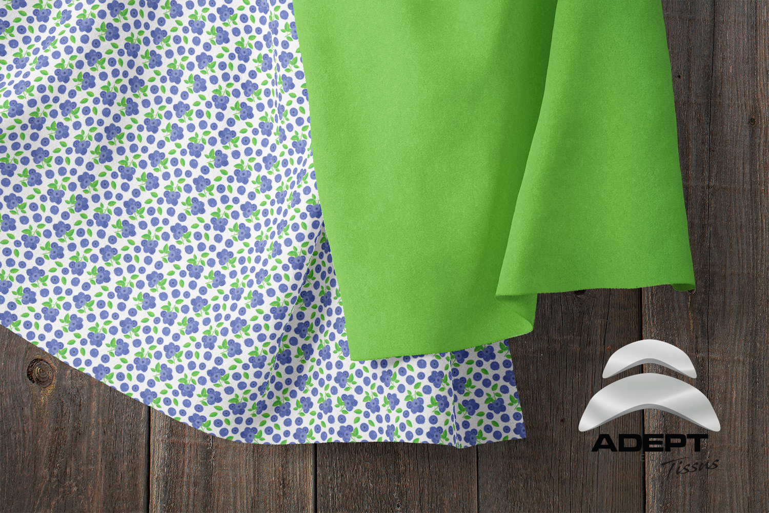 Duo-6_303_Bleuet Vert Duo-6_303_Bleuet Vert