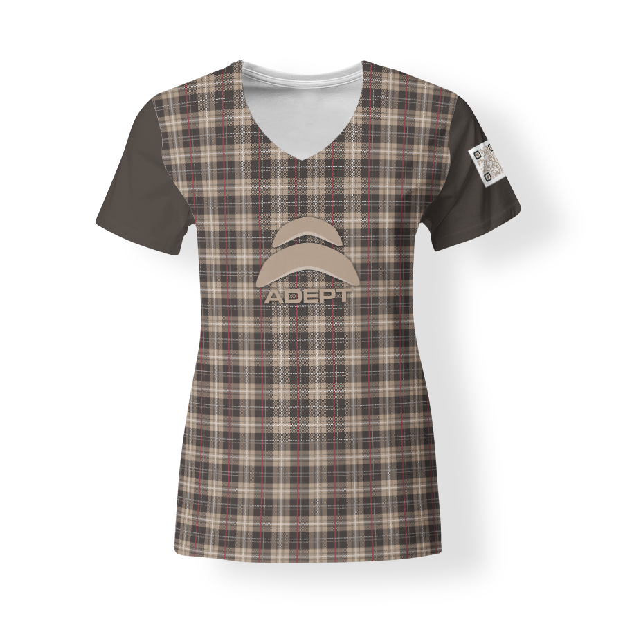 T-SHirt_V-Neck_FEMME_CARRELÉ_DEVANT2 T-SHirt_V-Neck_FEMME_CARRELÉ_DEVANT2