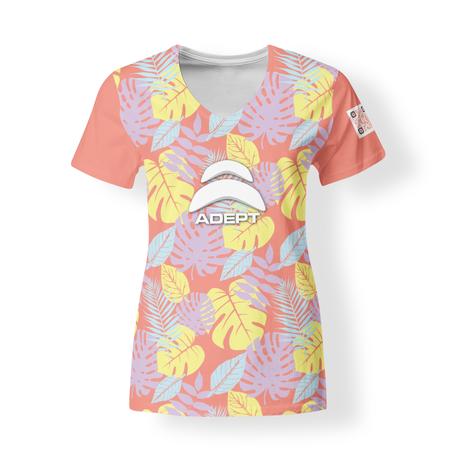 T-SHirt_V-Neck_FEMME_TROPICAL_DEVANT