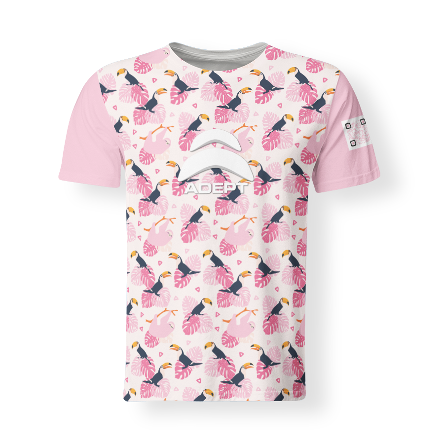 T-Shirt_Col_Rond_ENFANTS_Toucan_Paresseux_AVANT