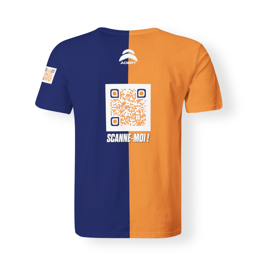 T-Shirt_Col_Rond_HOMME_MARINE-ORANGE_ARRIERE