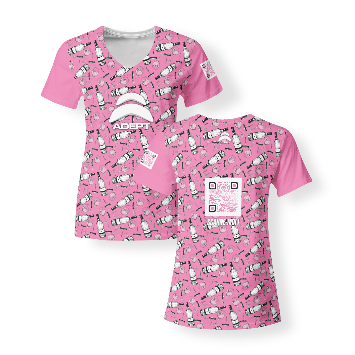 T_Shirt_Femme_VINO_ROSE T_Shirt_Femme_VINO_ROSE