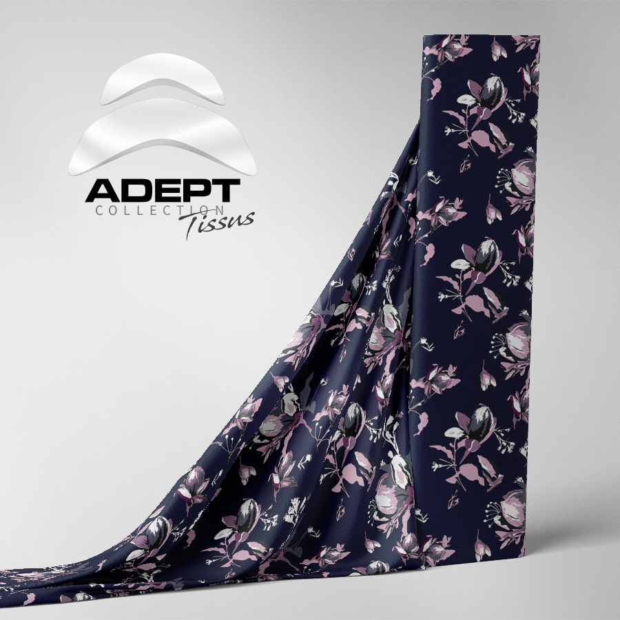 430_Fleuris Abstrait Bleu Mauve 430_Fleuris Abstrait Bleu Mauve