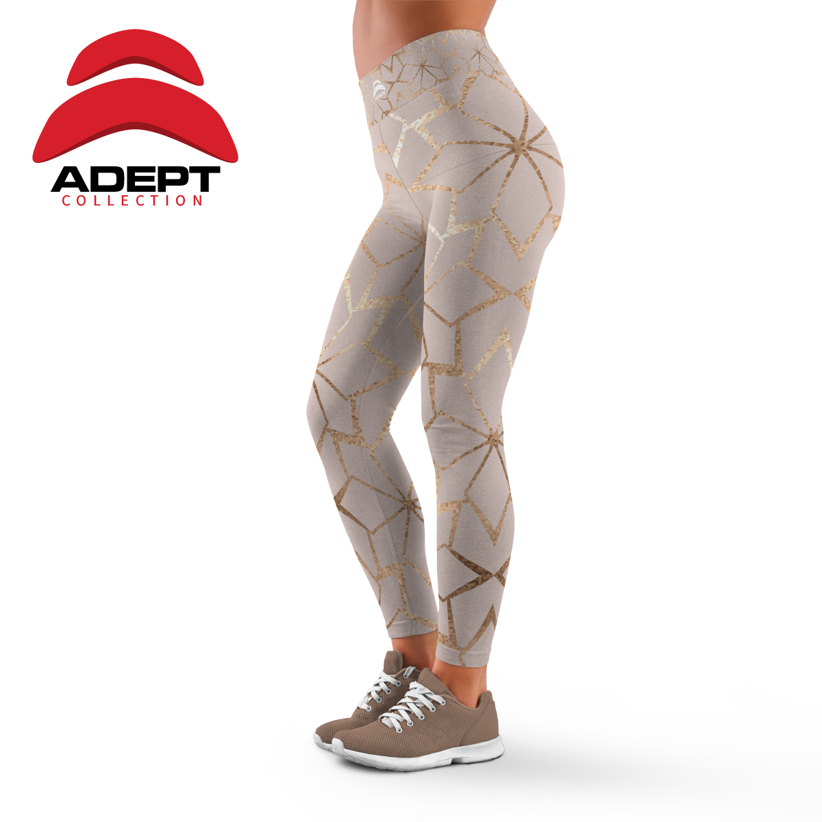 452_Étoile Fleurs Géométrique Or_GROS MOTIF_SITE 452_Étoile Fleurs Géométrique Or_GROS MOTIF_SITE