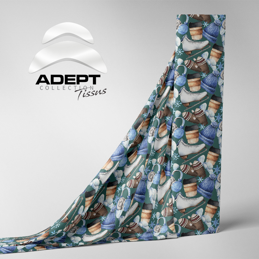 455_Café Patin Mitaines Tuque Flocons