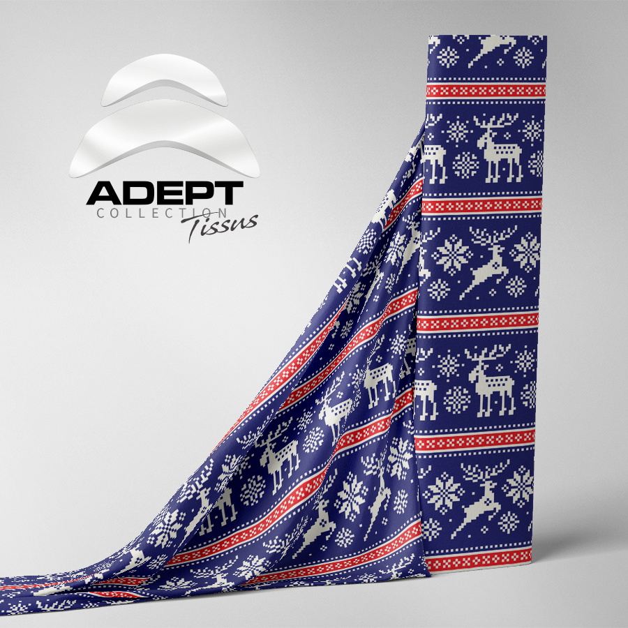 460_Cerfs Flocons Marine Rouge Sweeter 460_Cerfs Flocons Marine Rouge Sweeter