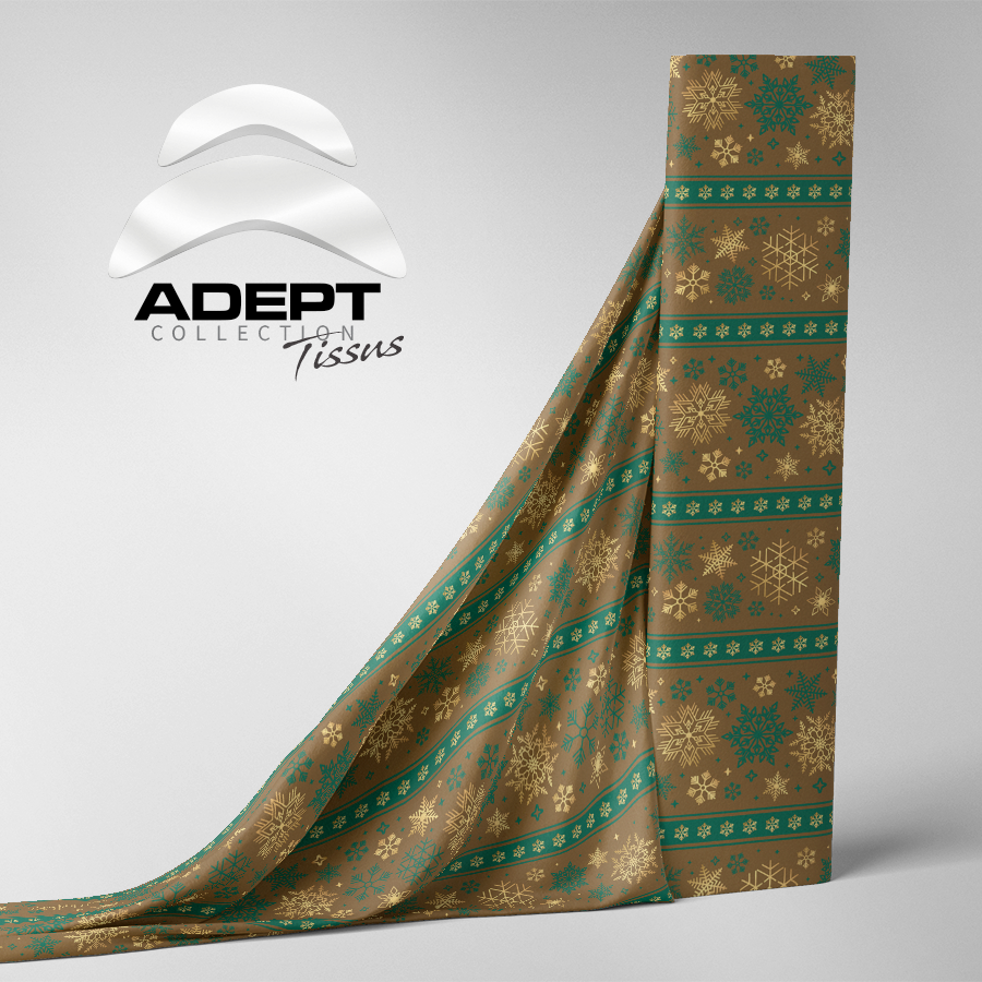 465_Flocons Ligné Sweeter Vert Or Bronze