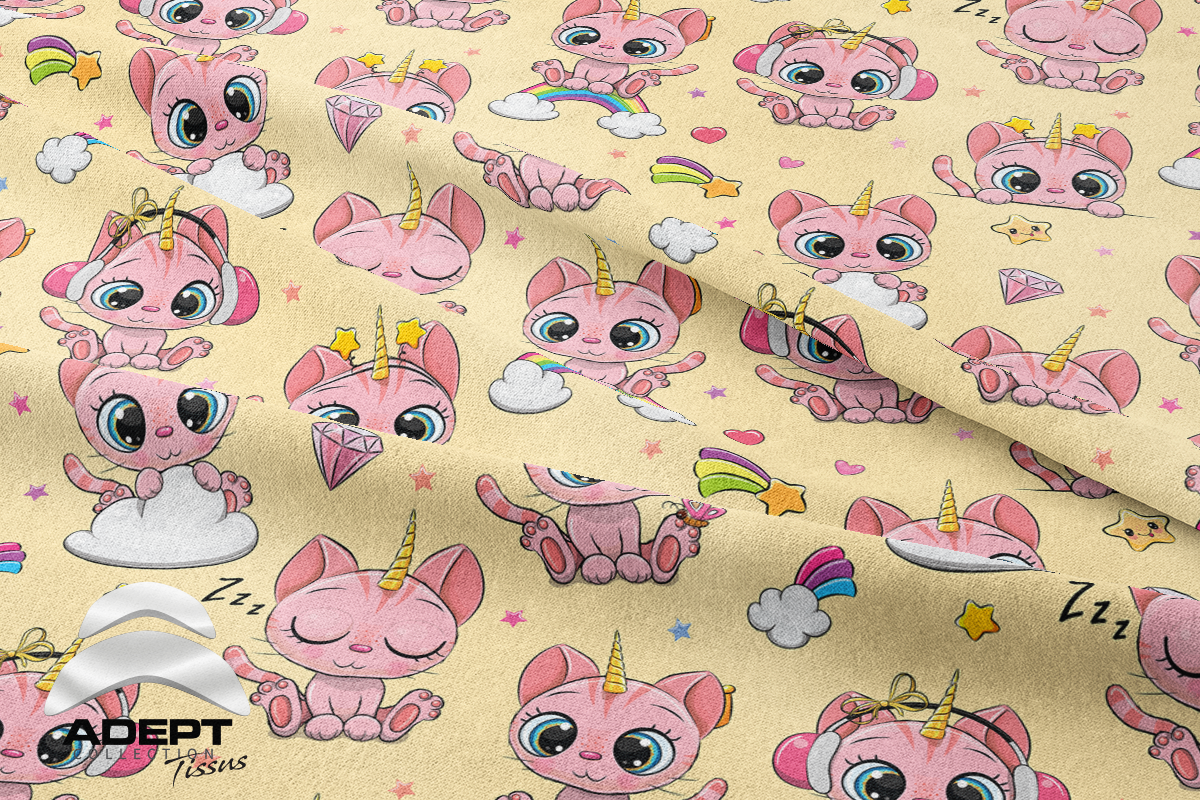 494_Chaton Licorne Rose Jaune_2 494_Chaton Licorne Rose Jaune_2