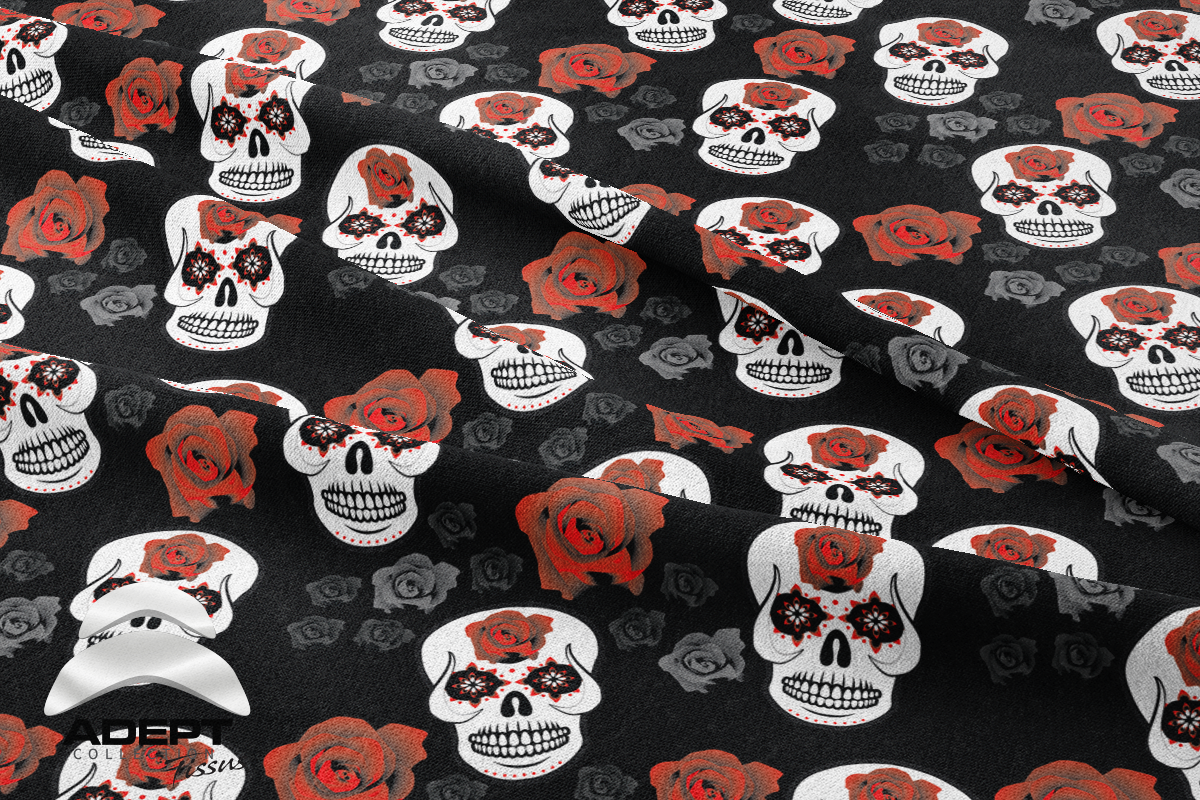 508_Skulls Fleurs Rose Amour_2