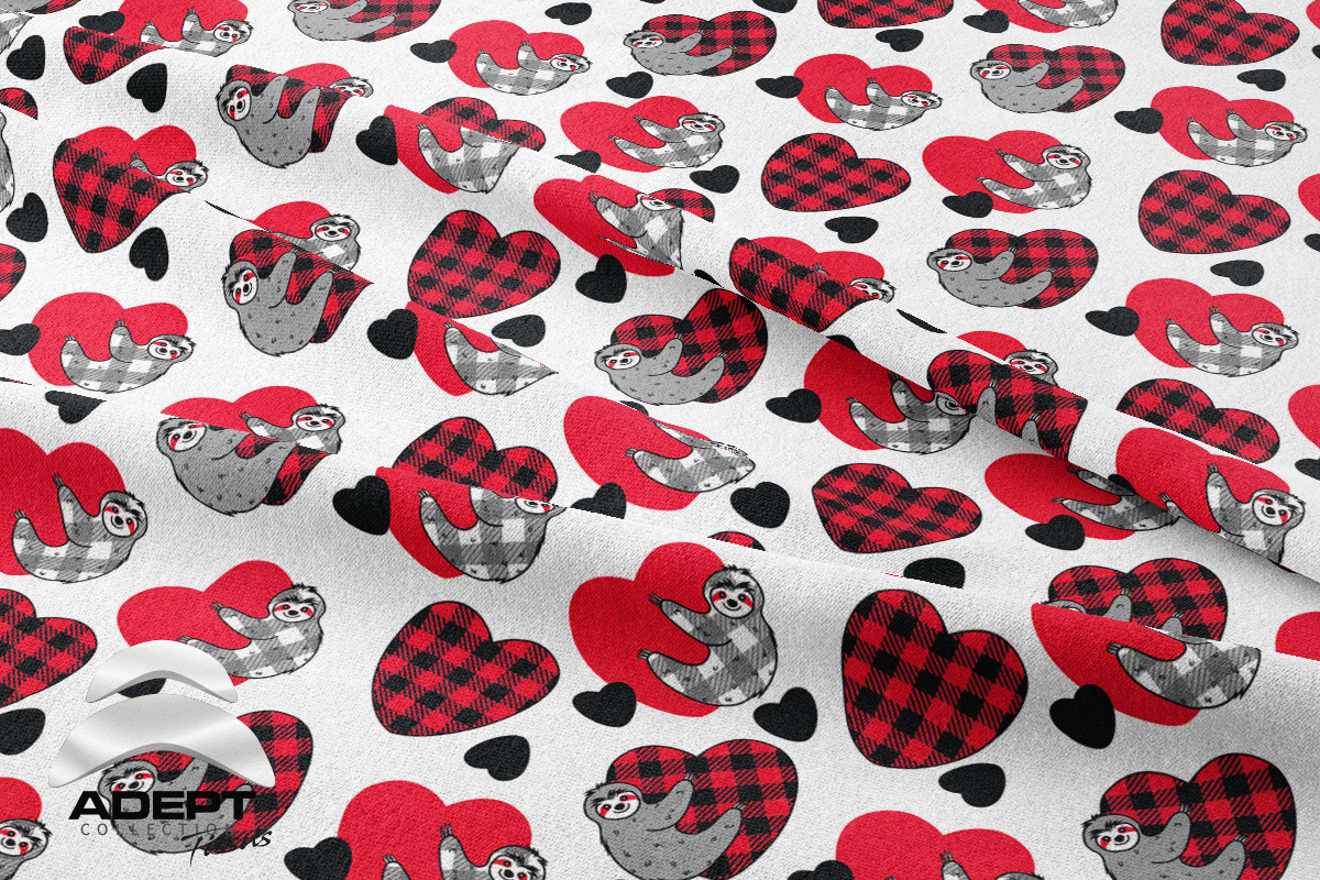 509_Paresseux Coeur Carrelé Amour_2 509_Paresseux Coeur Carrelé Amour_2