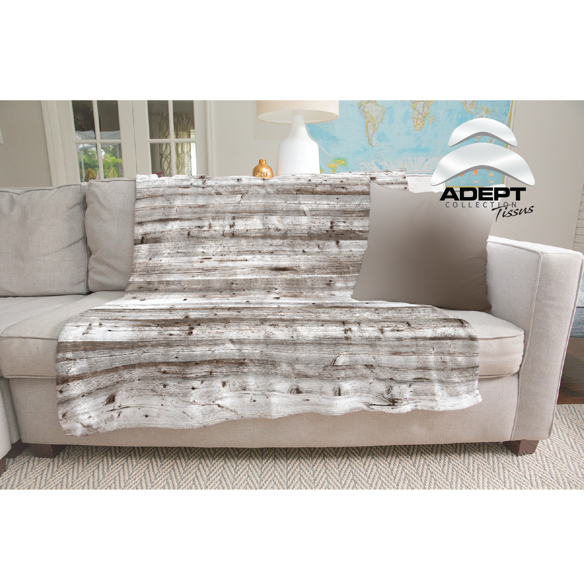 Doudou / Jeté_320 Bois Cappucinno – La Boutique Adept Collection