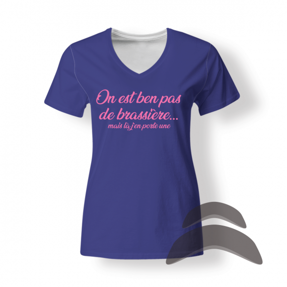 T-Shirt_Col_Rond_FEMME_MARINE-4_HUMOUR_Pas de brassière