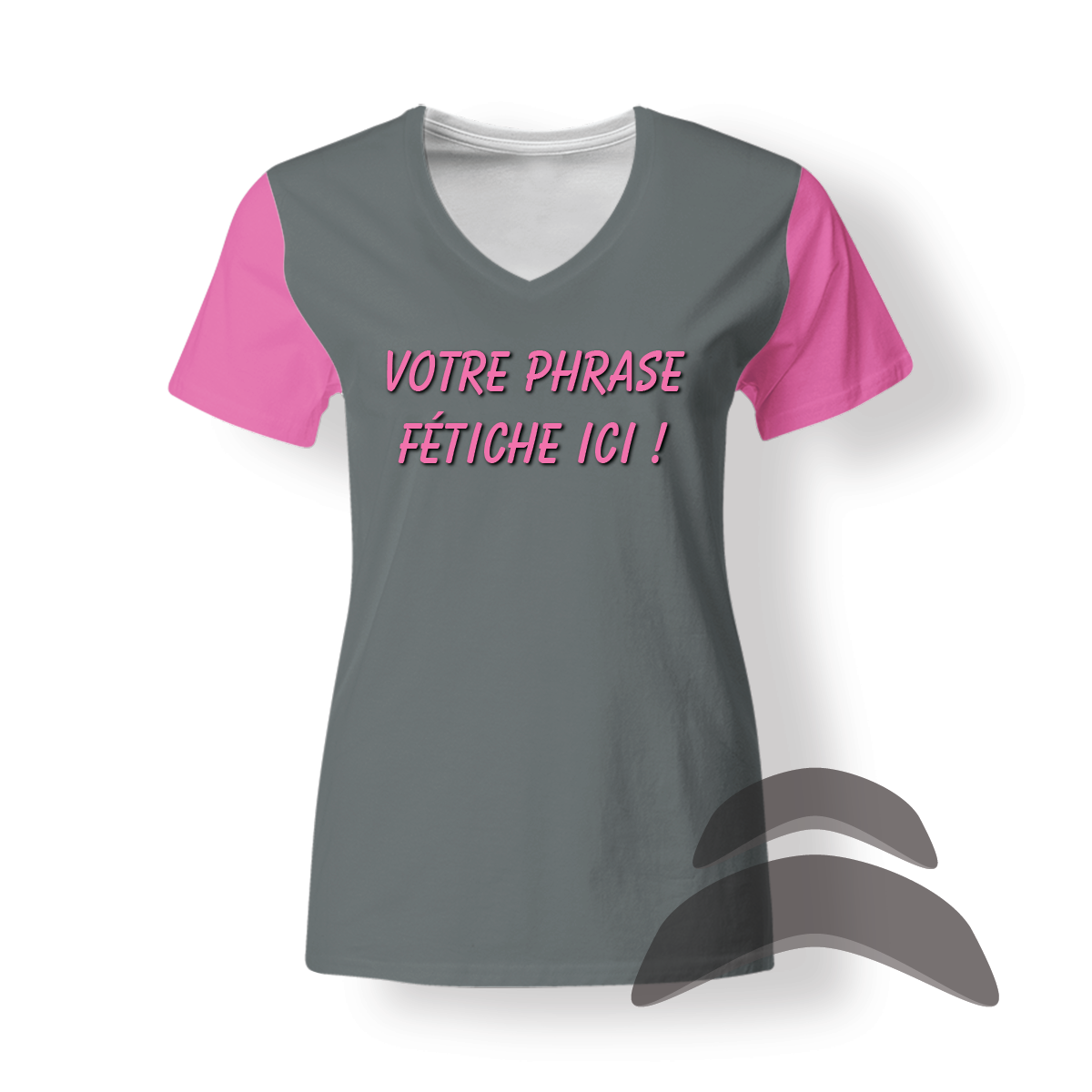 T-Shirt_Col_Rond_FEMME_MARINE-4_HUMOUR_Votre phrase_Personnalisé T-Shirt_Col_Rond_FEMME_MARINE-4_HUMOUR_Votre phrase_Personnalisé