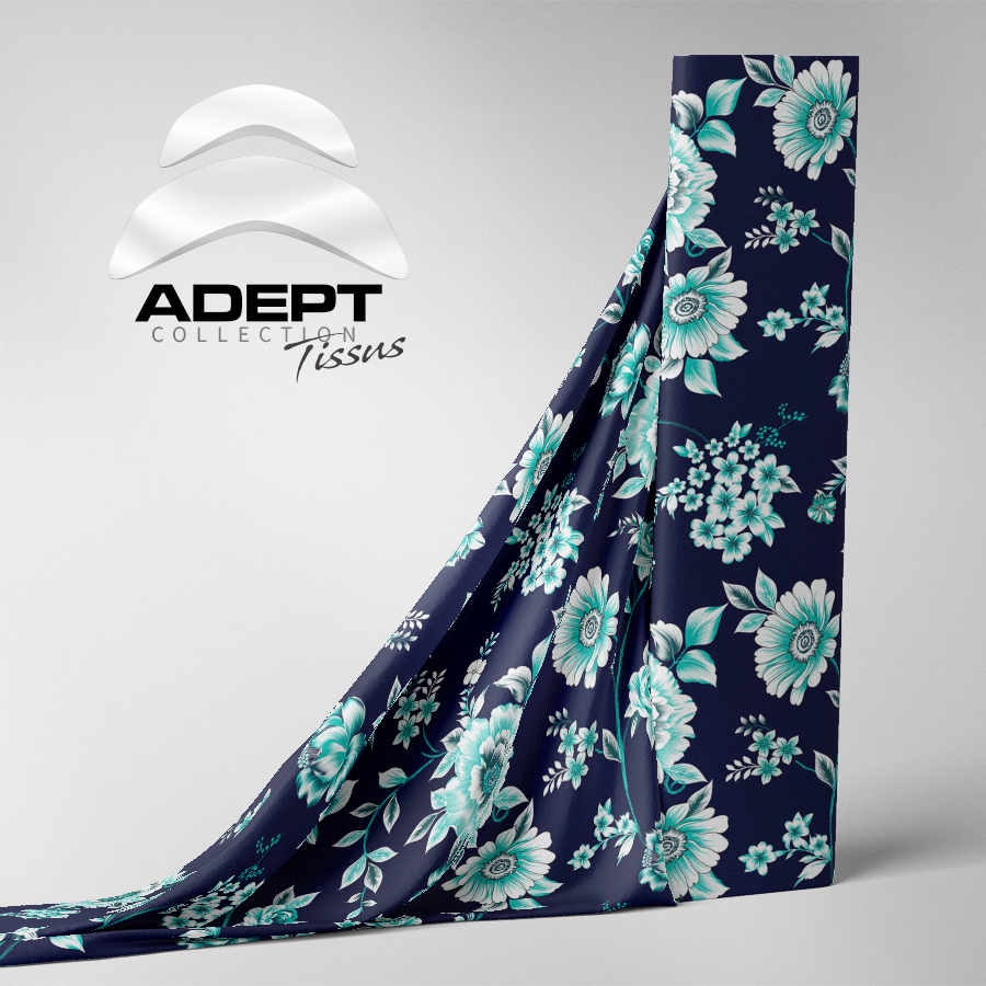 521_Fleuris Turquoise Marine_1 521_Fleuris Turquoise Marine_1